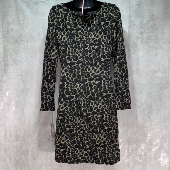 Vince Camuto Long Sleeve Glitter Animal Print Shea - Picture 12 of 12